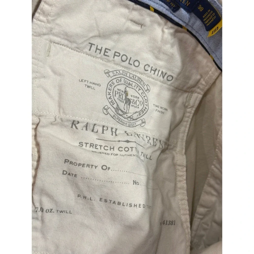 Polo Ralph Lauren Men's Classic Fit Khaki cargo‎ Chino Shorts Size 38